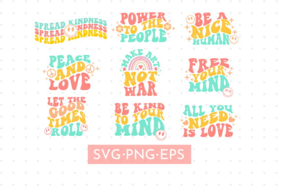 Download Hippie Quotes Bundle Good Vibes - Hippie Collection