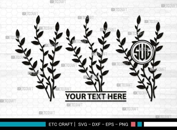 Download Pussy Willow Monogram, Spring Nature Svg - Monogram Collection