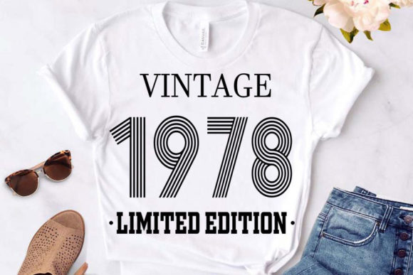 Download Vintage Since 1978 Svg, Birthday Svg, 44 - 1978 Collection